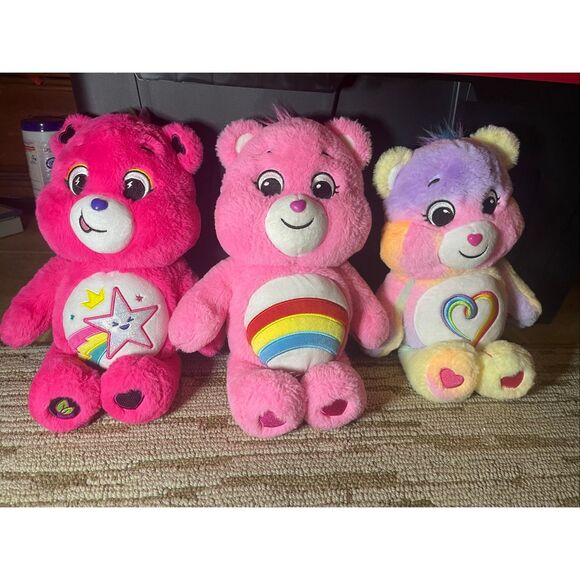 Care Bears Unlock the Magic 13” and 10” Plush Lot of 7 - Picture 5 of 7